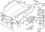 41618265493 - Bodywork: Hood for BMW Image