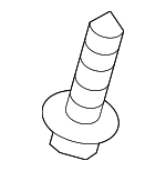 865793K000 - Body: Side Retainer Screw for Hyundai Image