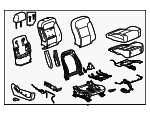 84549740 - Body: Seat Assembly for Chevrolet: Silverado 1500 LD | GMC: Sierra 1500 Limited Image