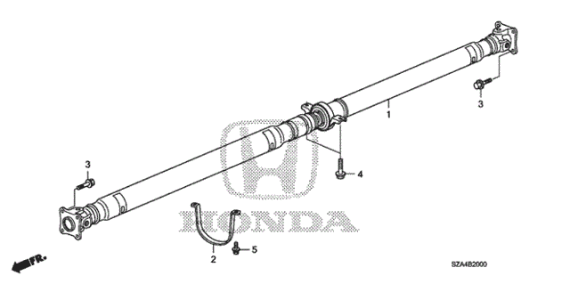 Propeller Shaft for 2012 Honda Pilot #0
