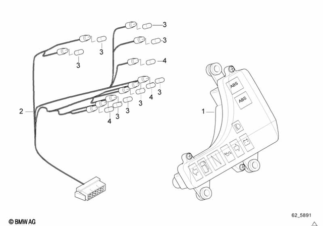 62142306127 - Instruments: Bulb - 12V 1.7W for BMW-Motorrad Image image