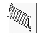 97606J3290 - HVAC: Condenser for Hyundai: Veloster Image