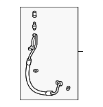 97762J3490 - HVAC: Discharge Hose for Hyundai: Veloster, Veloster N Image