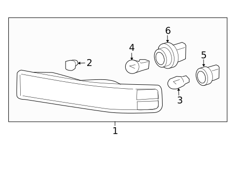 Park & Signal Lamps for 2017 GMC Savana 2500 #0