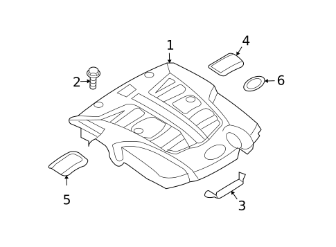 Engine Appearance Cover for 2006 Hyundai Tiburon #0