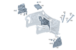 2066202902 - Front-End Assembly, Front Panel: Partition for Mercedes-Benz Image