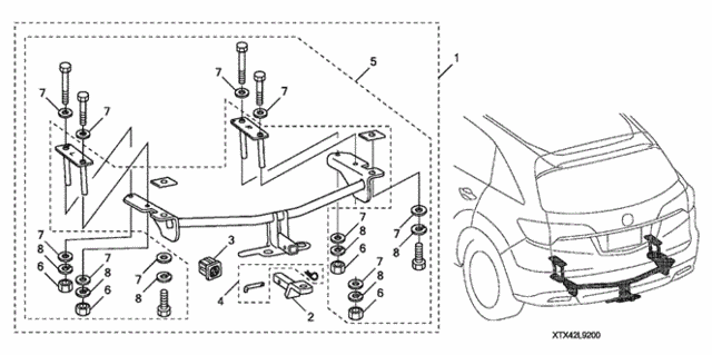 Trailer Hitch for 2016 Acura RDX #0