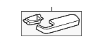 742200C020C0 - Body: Armrest for Toyota: Sequoia, Tundra Image