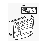 676200C511C3 - : 2020-2022 Toyota Sequoia - Door Trim Panel for Toyota: Sequoia Image