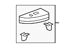 742320C100 - Body: Switch Bezel for Toyota: Sequoia, Tundra Image