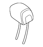 16797054033F10 - Body: Headrest for Mercedes-Benz Image