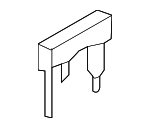 61278647296 - : Battery Cover Support for BMW Image