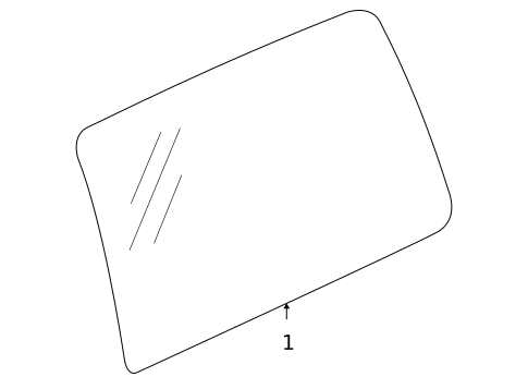 Glass - Side Door for 2008 Chevrolet Uplander #0