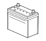 31500SR1100M - Electrical: Battery for Honda: Accord, Civic, Civic del Sol, Clarity, CR-V, Crosstour, Element, HR-V Image