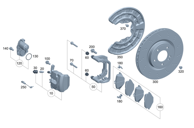 4654231000 - : Brake Cover Plate for Mercedes-Benz Image