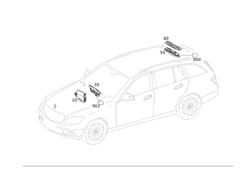 Parktronic System (Pts) for 2012 Mercedes-Benz C 350 #0