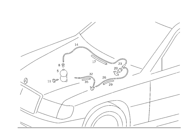 1238001219 - Vacuum System: Container for Mercedes-Benz Image image