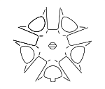 40315JM00B - : Wheel Cover for Nissan: Rogue, Rogue Select Image