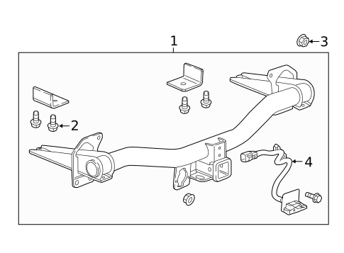 Trailer Hitch Components for 2018 Buick Envision #0