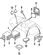 MR282997 - : Radio                   for Mitsubishi Image