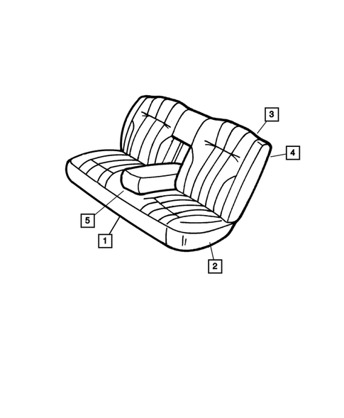 Rear Seats- Folding and Quad for 2004 Dodge Intrepid #8