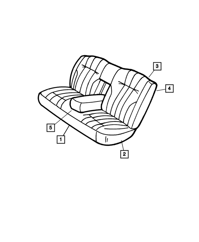 ZA651L5AA - Interior Trim: Rear Seat Armrest for Mopar Image