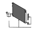 884A006030 - : A/C Condenser for Toyota: Avalon, Camry Image