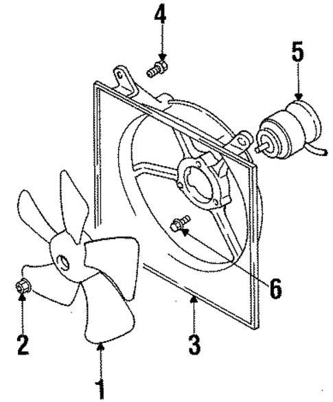 Cooling Fan for 1999 Suzuki Esteem #0