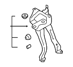 26552VC000 - : Mount Bracket for Subaru: Ascent, Crosstrek, Forester, Impreza, WRX Image