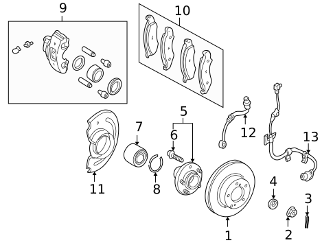 Anti-Lock Brakes for 2000 Nissan Quest #1