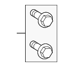 6508246AA - Electrical: Bracket Front Bolt for Chrysler: 200 | Dodge: Avenger, Caliber, Dart | Fiat: 500X | Jeep: Cherokee, Compass, Patriot, Renegade Image