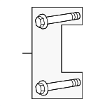 6508246AA - Electrical: Alternator Bracket Bolt for Mopar Image