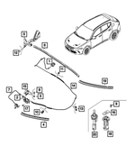 68607208AA - : Cowl Seal for Mopar Image