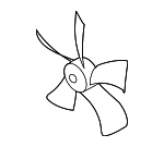 L33L15140 - Cooling System: Fan Blade for Mazda: CX-7, CX-9 Image