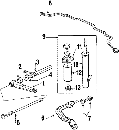 Suspension Components for 1987 Acura Integra #0