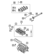 68708207AA - : Cylinder Head for Mopar Image