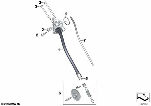 Outside Shift-Control Components for 2026 BMW-Motorrad K 1600 GT #1