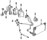 52482105 - HVAC: Condenser for Chevrolet: S10, S10 Blazer | GMC: Jimmy, Jimmy S15, S15, Sonoma, Syclone, Typhoon | Oldsmobile: Bravada Image