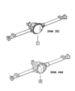 4897242AA - Rear Axle: Service Rear Axle for Mopar Image