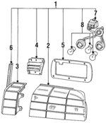 E9JY13433A - : Lens Bracket for Ford Image