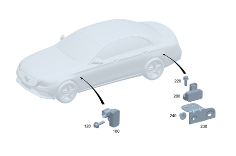 Electrical Parts for Suspension Adjustment for 1998 Mercedes-Benz E300 #0