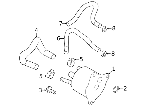 Oil Cooler for 2025 Subaru Forester #0