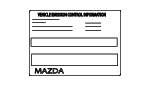 H30269036A - : Emission Label for Mazda: CX-90 Image