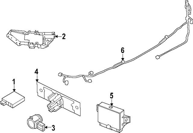 253C86RZ0A - : Park Sensor Cover for Nissan Image