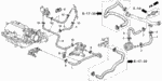 19521P13000 - Engine: HOSE A, OIL COOLER for Honda Image