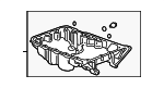 112005MHA00 - Engine: Oil Pan for Honda: Accord, Accord Crosstour, Crosstour, Odyssey, Pilot, Ridgeline Image