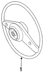 E7FZ3600A - Steering: Steering Wheel for Ford: Escort, EXP | Mercury: Lynx Image