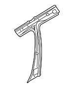 FB5Z7824300A - Body: Inner Center Pillar for Ford: Explorer, Police Interceptor Utility Image