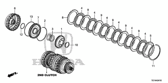 AT Clutch (2nd) (L4) for 2012 Honda Accord #0