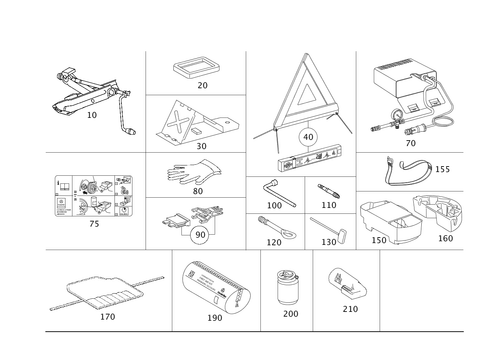 Tools and Accessories for 2014 Mercedes-Benz CL550 #0